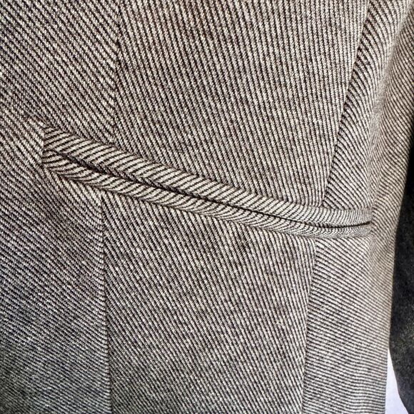 NWT Melissa McCarthy Seven7 Blazer Size M Open Front Gray Pockets Career Office - Picture 6 of 16